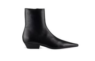 Jill Stiefeletten aus schwarzem Leder