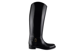 Julia Flache Stiefel von Saint Laurent