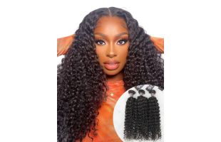 Kinky Curly Natural Black Hair Bundles 1/3/4Pcs | Hair Extensions