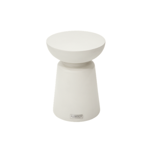 KYLIX Round Side Table in Concrete