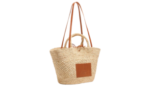 Large Basket Bag Natural Color