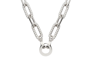 Leonardo Moni Clip & Mix link chain for women, stainless steel 023067