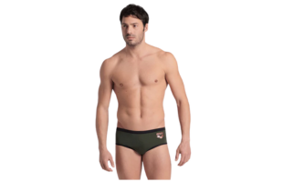 M Arena One 12Cm Swim Briefs Big Logo Swim Slip