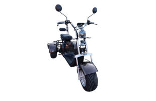 Madat CP-3 Electric Trike – E-Scooter & Chopper, 45 km/h (25 km/h option), 40 Ah Battery, 60–90 km Range, with 2 Batteries, Brown