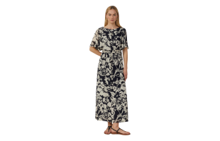Maxi Dress in Chiffon with Print