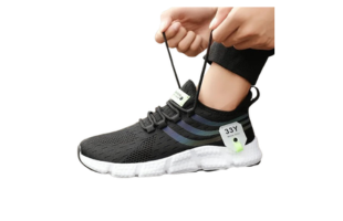 Herren Freizeit-Sportschuhe Atmungsaktive Leichte Sneakers Outdoor-Mesh Schwarz Lauf Schuhe Athletic Jogging Tenis Walking Shoes