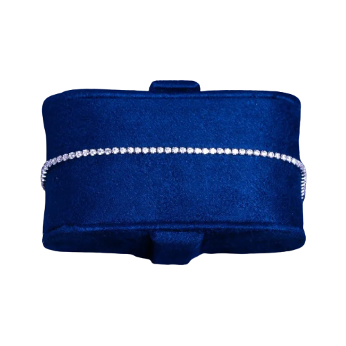 Moissanit Mikro Tennisarmband - Silber - D Farbe - VVS1