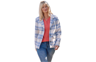 Must-have: fashionable checked jacket