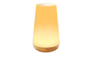 Nachttisch lampe, LED Touch Nachtlicht, 7 RGB Farbenwechsel, 5 Helligkeitsstufen, Timer-Funktion, wiederaufladbare Fernbedienung
