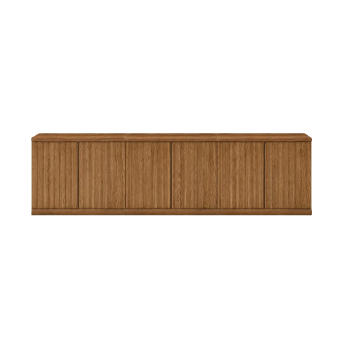 Reeded 108" 3-teiliger Medienkonsole