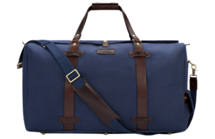 Rugged Vintage Canvas Duffle Bag Holdall - navy