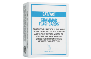 SAT-ACT Grammar Flashcards