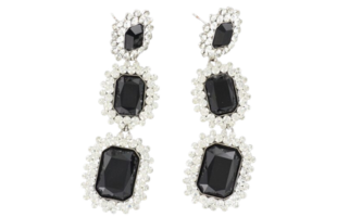 Selena Black Earrings