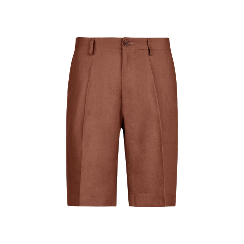 Kurze Leinenhose