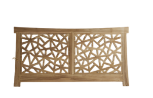 Massives Teak King-Headboard 83" | Tikamoon Gentongo