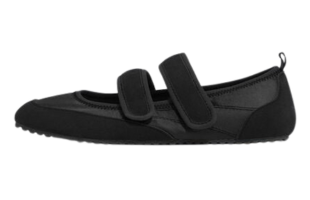 Sportliche Ballerinas Schwarz