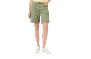 Sporty Cargo Style Shorts