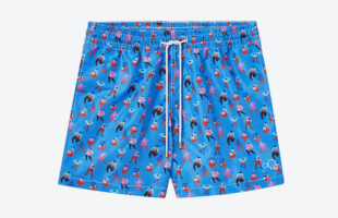 Swim Shorts Blue Fun Girls