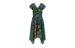 Ladies Guess Tania Midi Dress