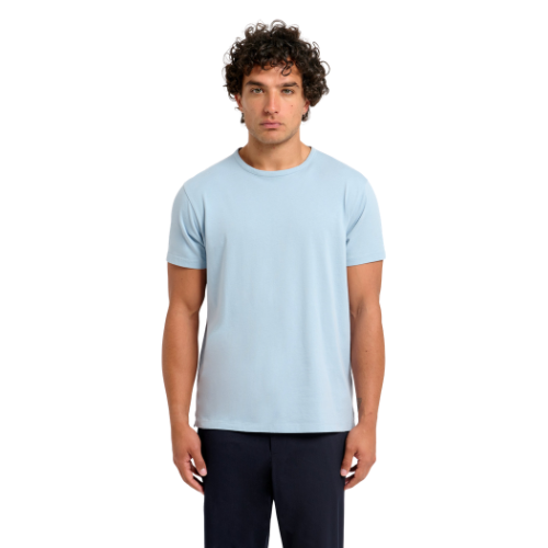 Das Klassische T-Shirt || Staubblau | Bio-Baumwolle