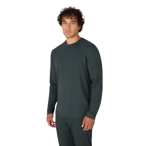 Das Langarm-T-Shirt || Waldgrün | Bio-Baumwolle