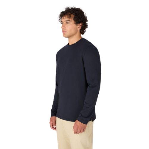 Das Langarmshirt || Marineblau | Bio-Baumwolle