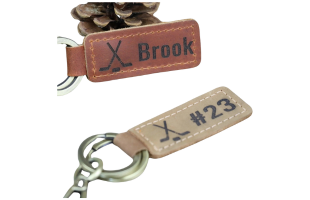 Personalized Ice Hockey Keychains