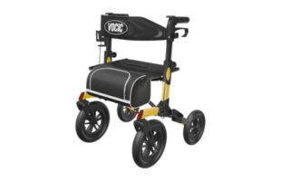 VOCIC Z52 Premium Outdoor Rollator – Sicherer Halt im Gelände, Faltbar & Aluminium