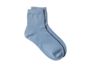 Damen Baumwoll Knöchelsocken Fuji - Slateblue