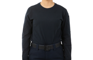 Damen Tactix Baumwoll Langarm-T-Shirt mit Stiftetasche