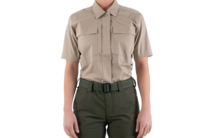 Damen V2 BDU Kurzarmhemd - Khaki