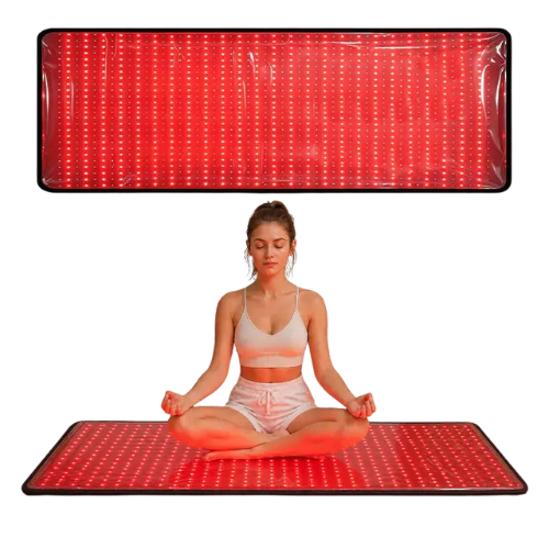Wondear Red Light Therapy Mat, 1440 LEDs, 660nm & 850nm, Flexible Full Body Pain Relief Device