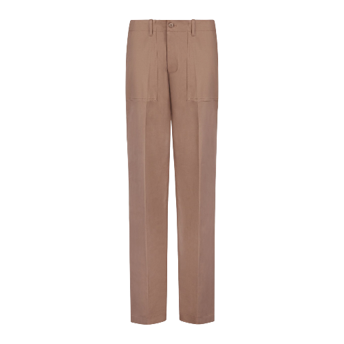 Hose im Worker-Stil aus Baumwolle