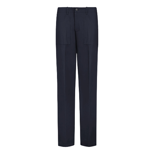 Hose im Worker-Stil aus Baumwolle