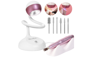 XC150D 3 in 1 Nail Drill with Nail Art Lamp